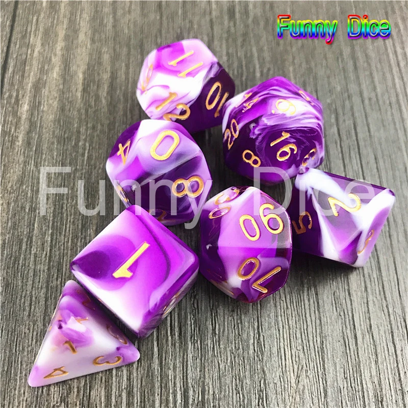 7 шт./компл. для ролевых игр d4 d6 d8 d10 d12 d20 Непоседа пластиковая рука аутизма/СДВГ