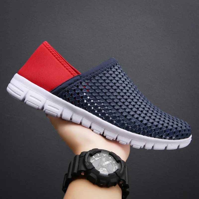 Летние мужские тапочки массажные Сабо уличная садовая обувь унисекс