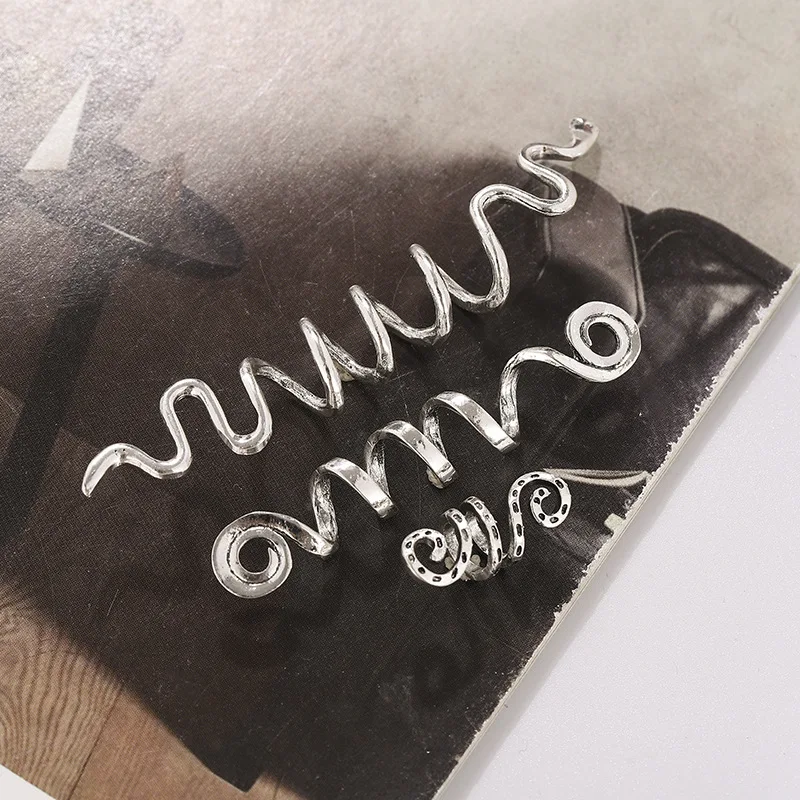 Модные шармы-бусины викингов на спирали для женщин заколки косичек бусины волос