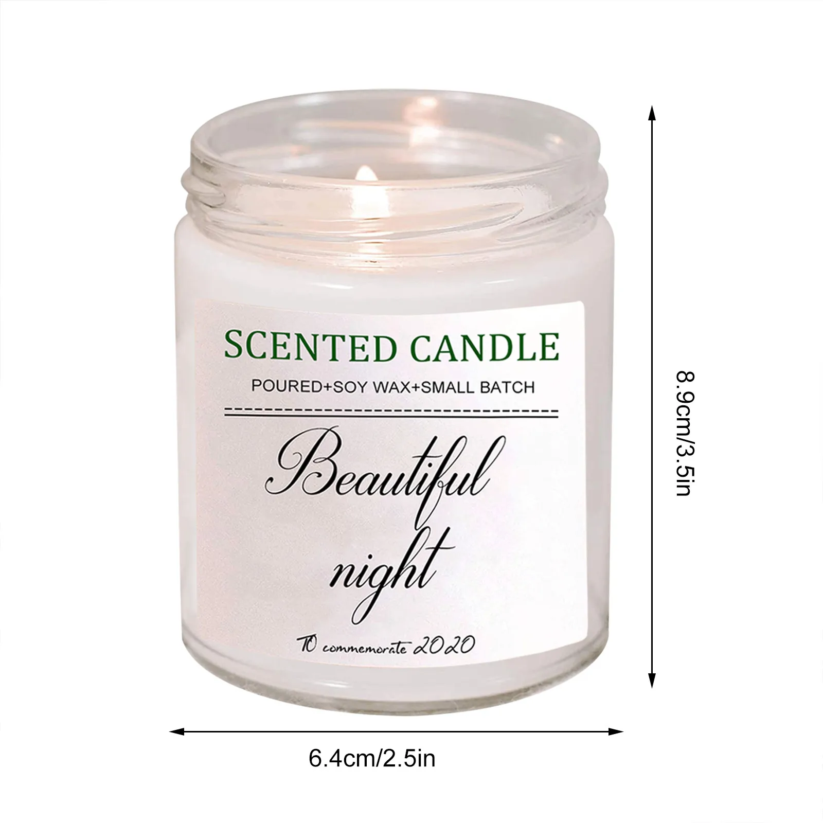 

Romantic Candlelight Dinner DIY Handmade Wax Scented Candle Smok-eless Romantic Scented Candle Practical Refined Decoration