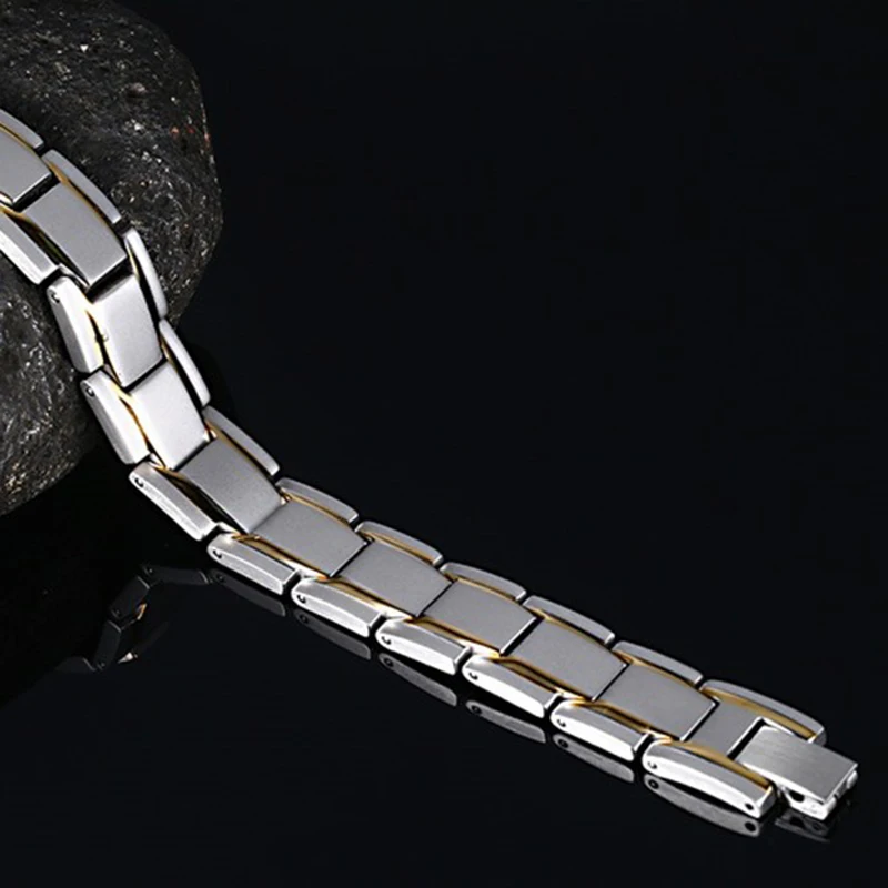 Модные магнитные украшения браслеты браслет для женщин и мужчин нержавеющая