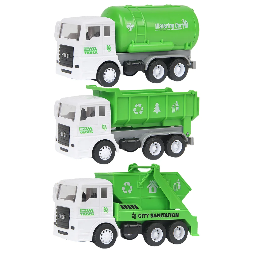 

3pcs Watering Car Recycling Car Kids Dump Car Car Model Toys