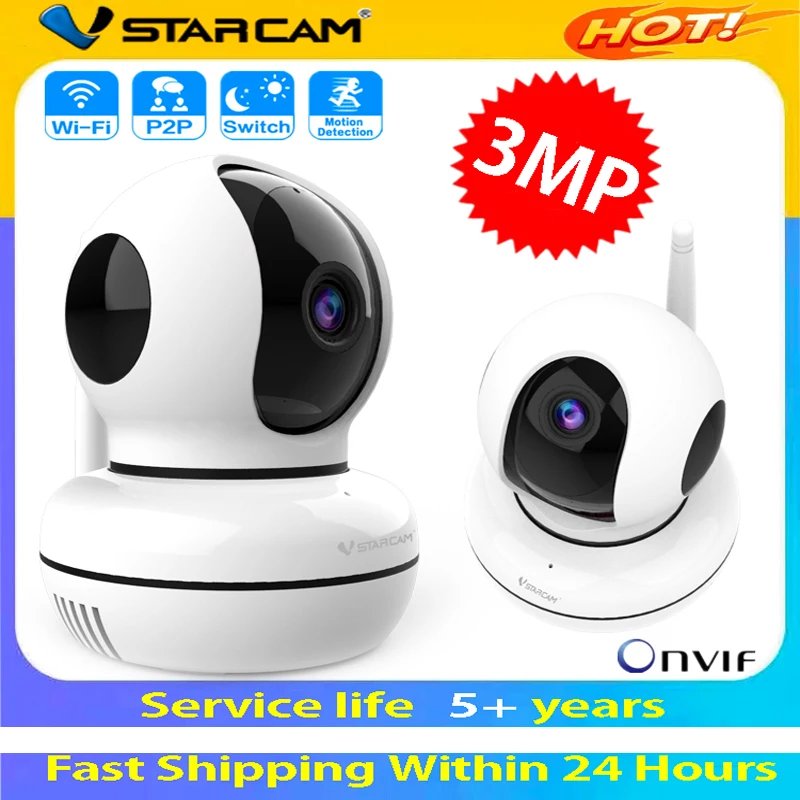 IP камера VStarcam 3 Мп 1296P FHD C46S Wi Fi|Камеры видеонаблюдения| |