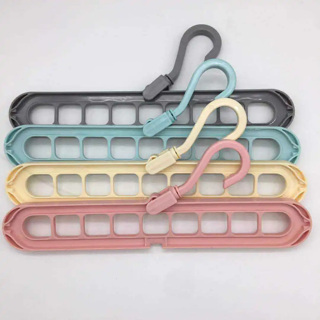 

Clothes hanger organizer Space Saving Hanger multi-function folding magic hangers drying Racks Scarf clothes Storage