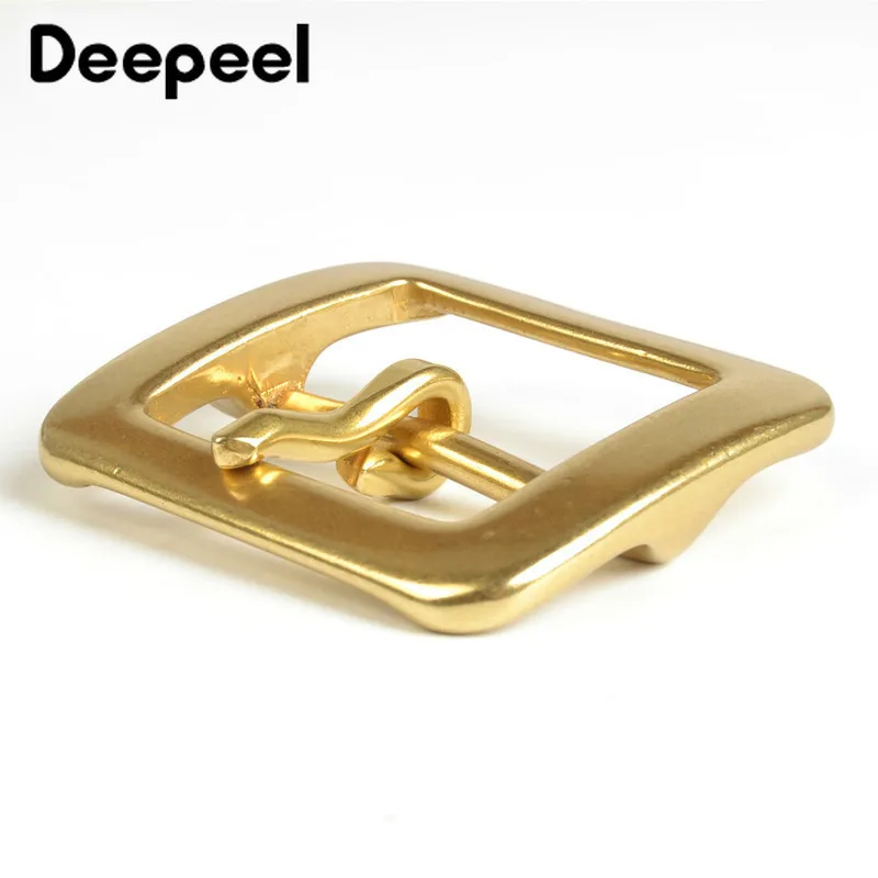 Deepeel 1 шт. 40 мм Для мужчин Ремни пряжки оснастки твердая латунь металлическая