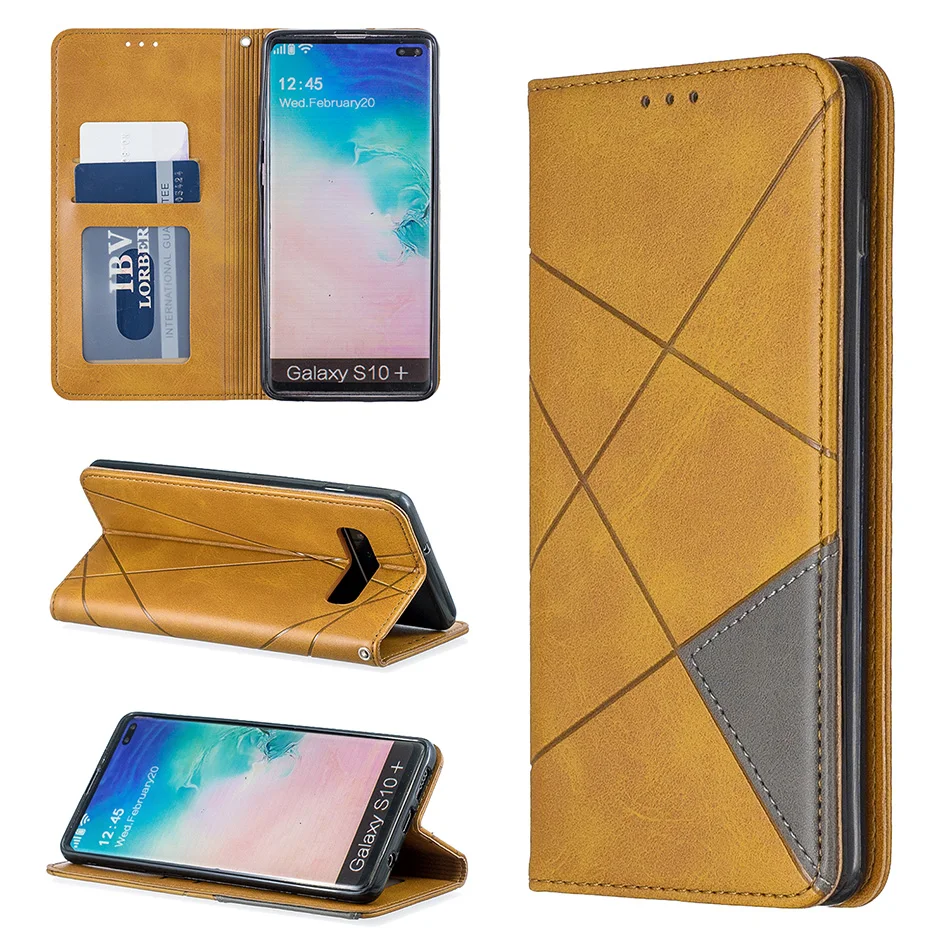 S10E кожаный чехол-портмоне на магнитной застежке чехол для samsung Galaxy Note 10 Pro A10E A20E A10 A20 A30 A40 A50 A70 S9 S10 из искусственной кожи чехол-накладка