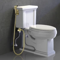 handheld toilet bidet sprayer set brushed gold hand bidet faucet for bathroom hand sprayer brushed gray shower head self