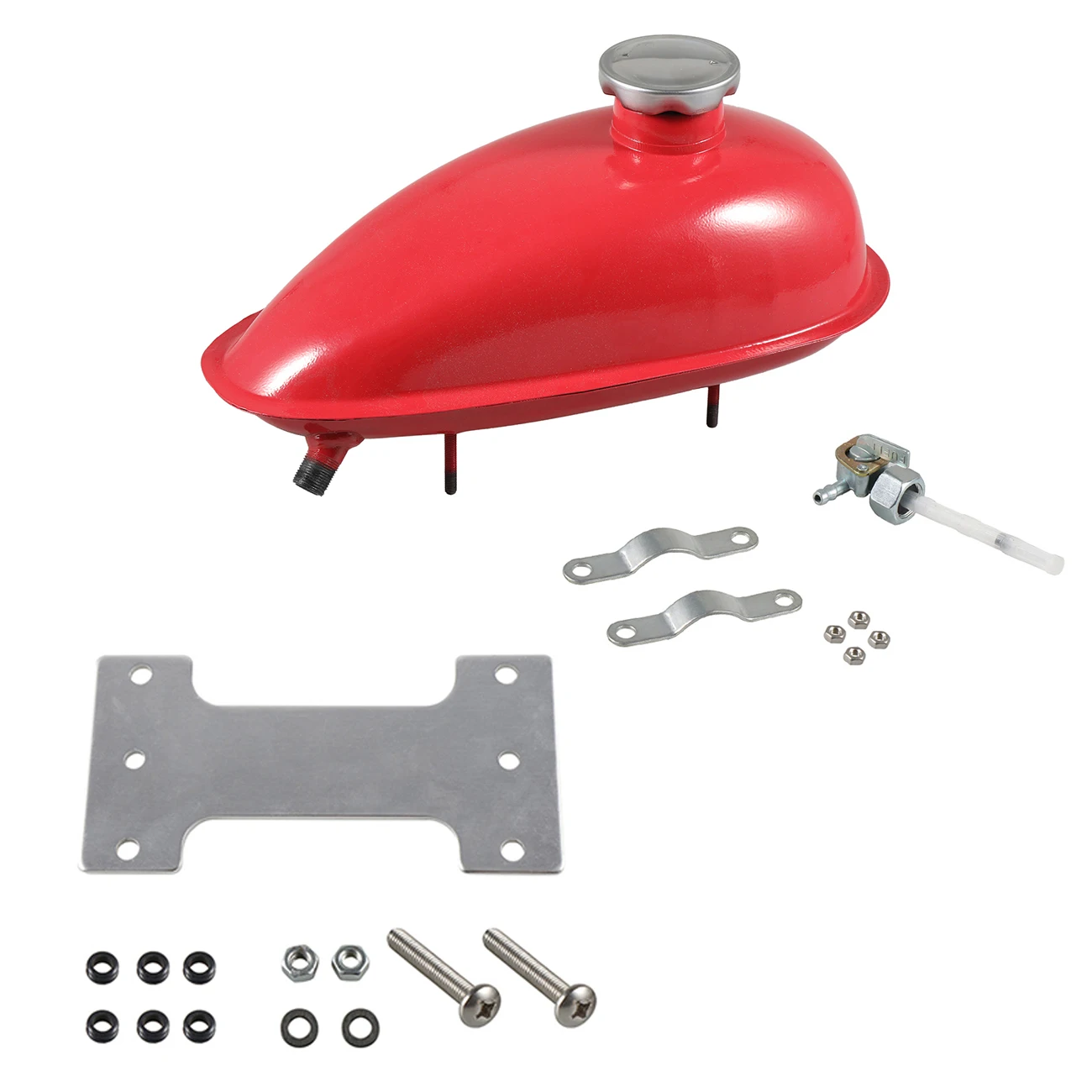 Комплект установки топливного бака Pouvoir 2L Red 80cc 60cc 66cc 49cc моторизованный