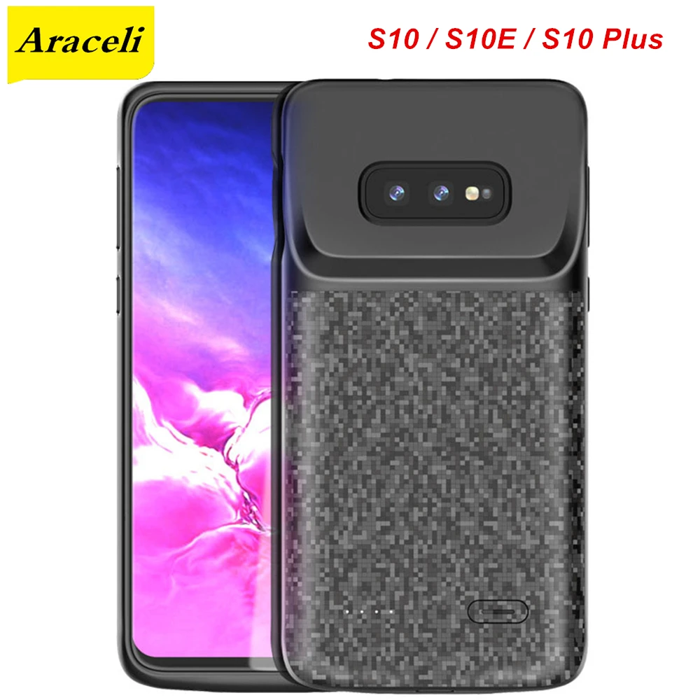 Чехол зарядка Araceli для Samsung Galaxy S10 S10E Plus умный внешний аккумулятор чехол с