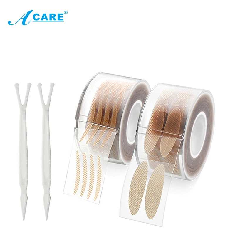 600 шт./кор. макияжа век Стикеры прозрачная самоклеящаяся клейкая лента для