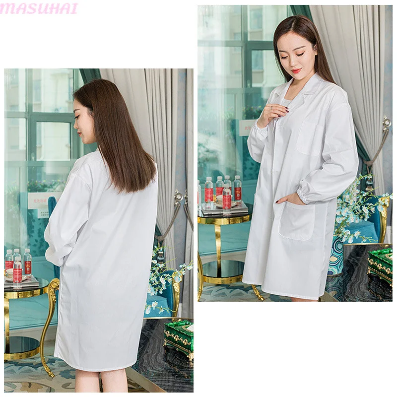 

MASUHAI customizable logo wholesale Nurse's clothing summer experimental clothing spot short sleeved doctor's cotton long sleeve