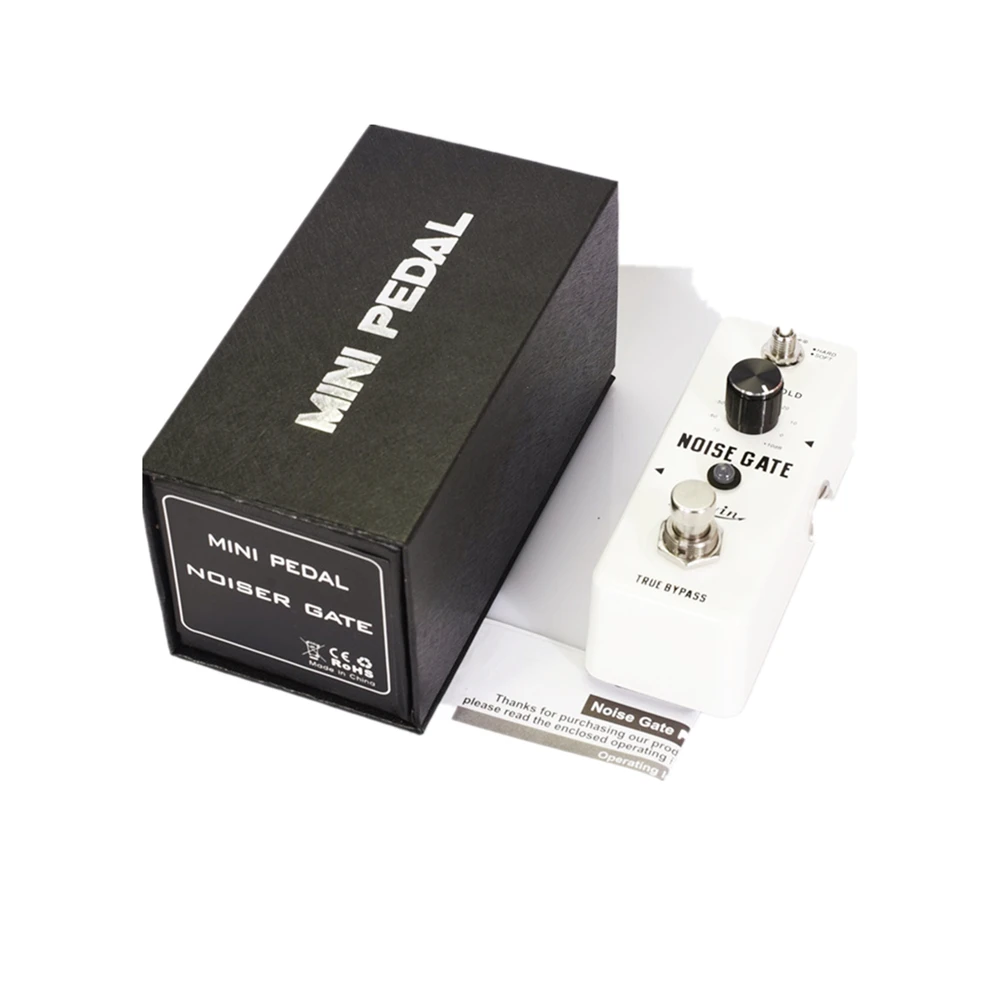 Rowin Шум ворота снижение подавитель гитарная педаль 2 режимами Алюминий сплава