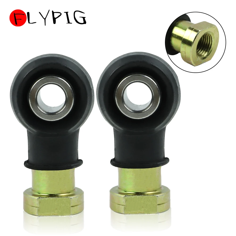 FLYPIG 2Pcs Left Tie Rod End for Polaris RZR 800 EFI 2008-2014 Outer Steering Tie Rod End Ball ATV Parts 7061138 7061053 7061054