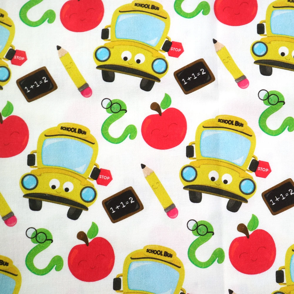 50*145 см текстиль в виде животных 100% хлопок Рождественская ткань пэчворк для