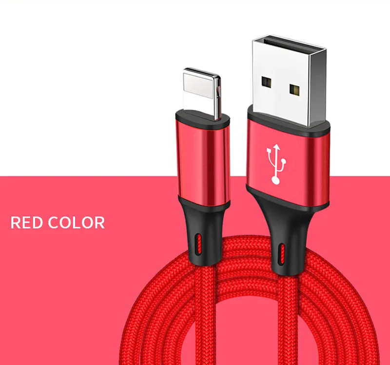 USB кабель для зарядки iPhone 11 Pro XS MAX XR X 8 7 6 6S Plus 5 5SE iPad 3.0A Быстрая зарядка|Кабели
