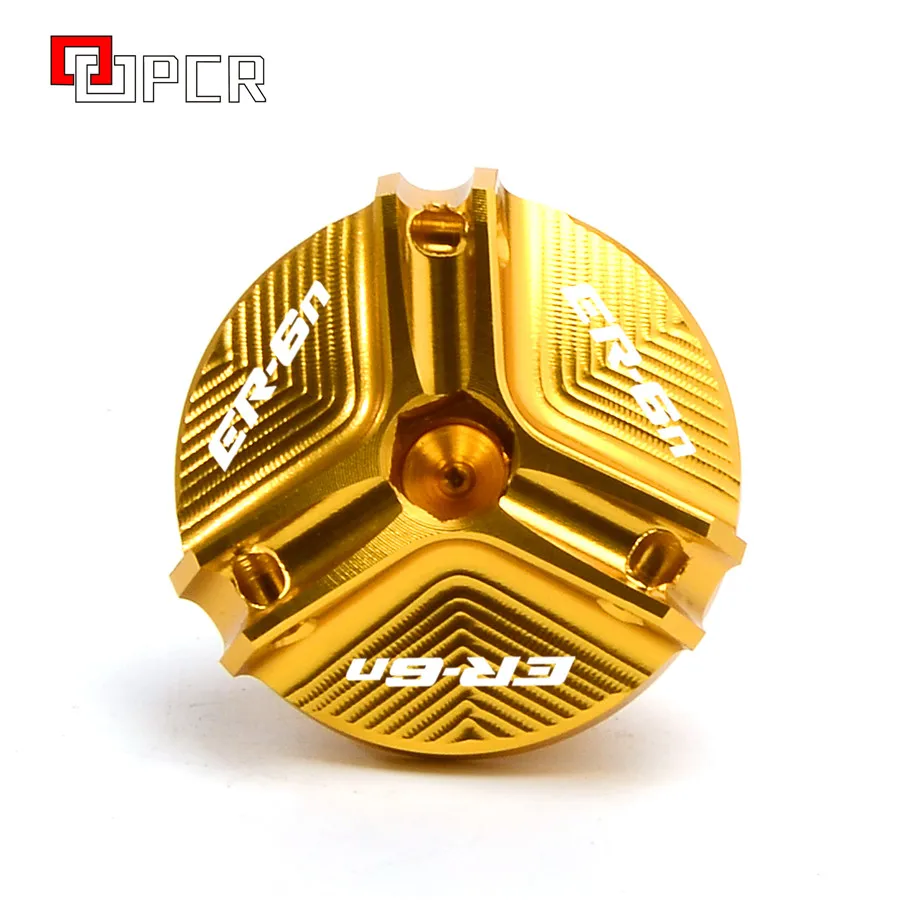 С логотипом Алюминиевый Масляный наполнитель для мотоцикла заглушка двигателя