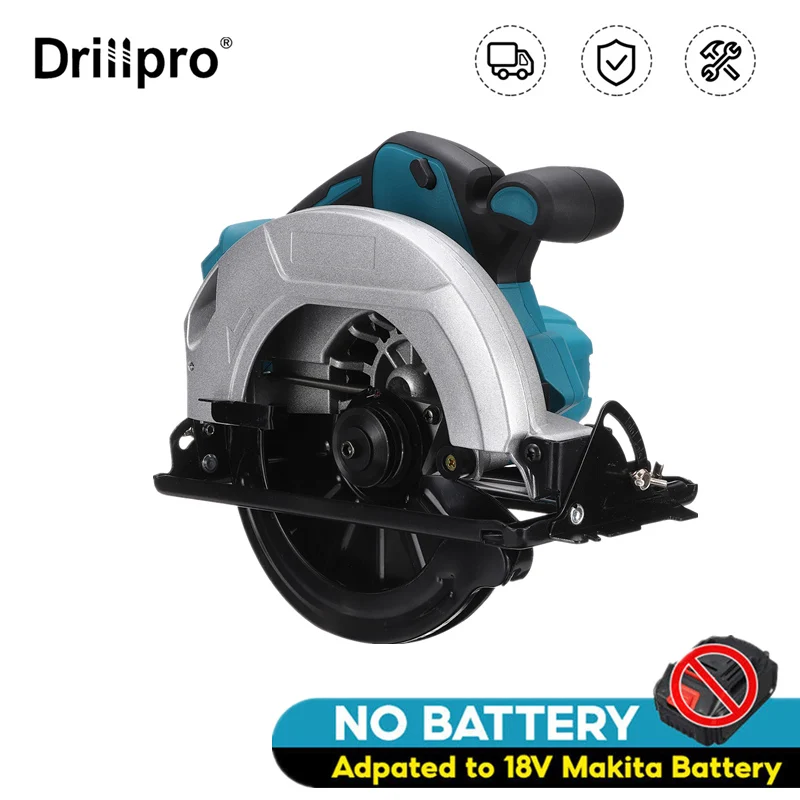 

Cordless Electric Circular Saw 190mm Electric Multifunctional Woodworking Cutting Machine Power Tools for Makita 18V Battery