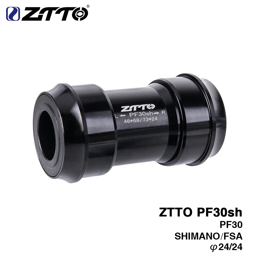 

ZTTO PF30 SH MTB Road Mountain Bike Parts BB 24 Adapter Bicycle Press Fit Bottom Brackets for 68/73mm 46mm Frame Shell