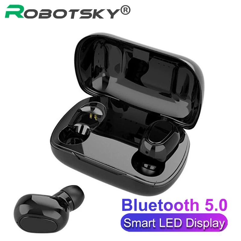 L21 наушники вкладыши TWS Bluetooth V5.0 беспроводной Hi Fi стерео шум Conceling спортивный