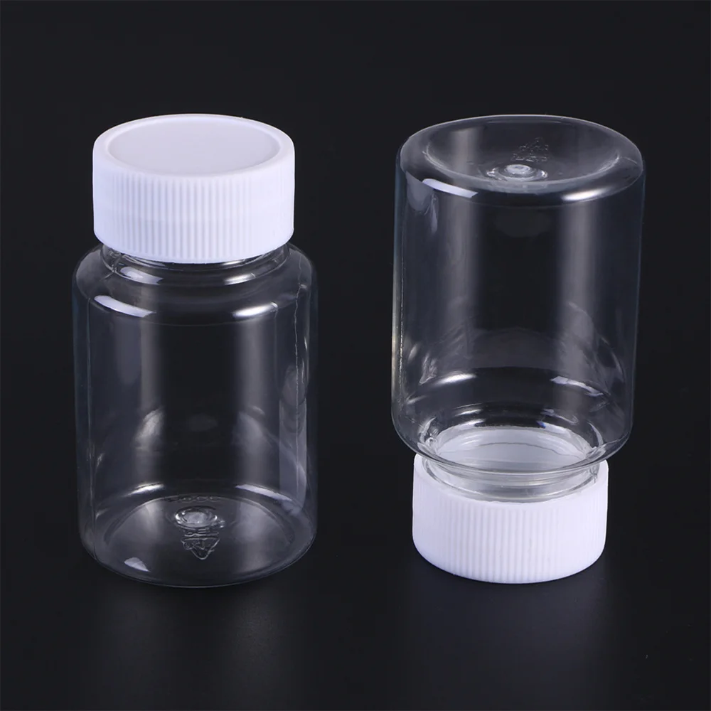 

20Pcs 80ml Subpackaging Bottle PET Liquid Container Empty Bottle Transparent