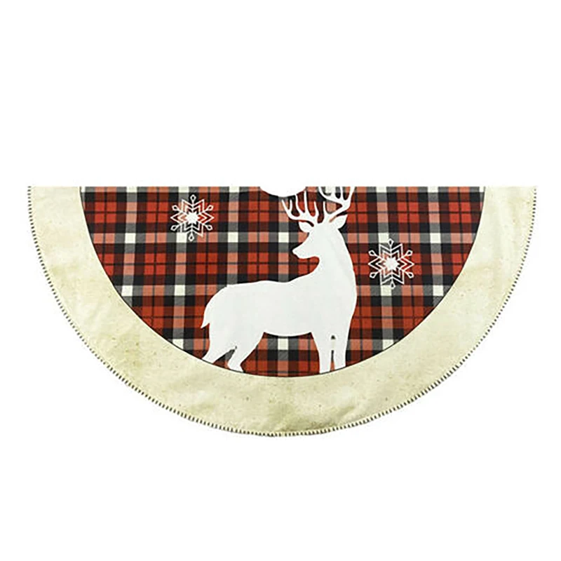 

Christmas Tree Skirt Elk Xmas Tree Skirts Xmas Tree Carpet for Christmas Tree Decoration
