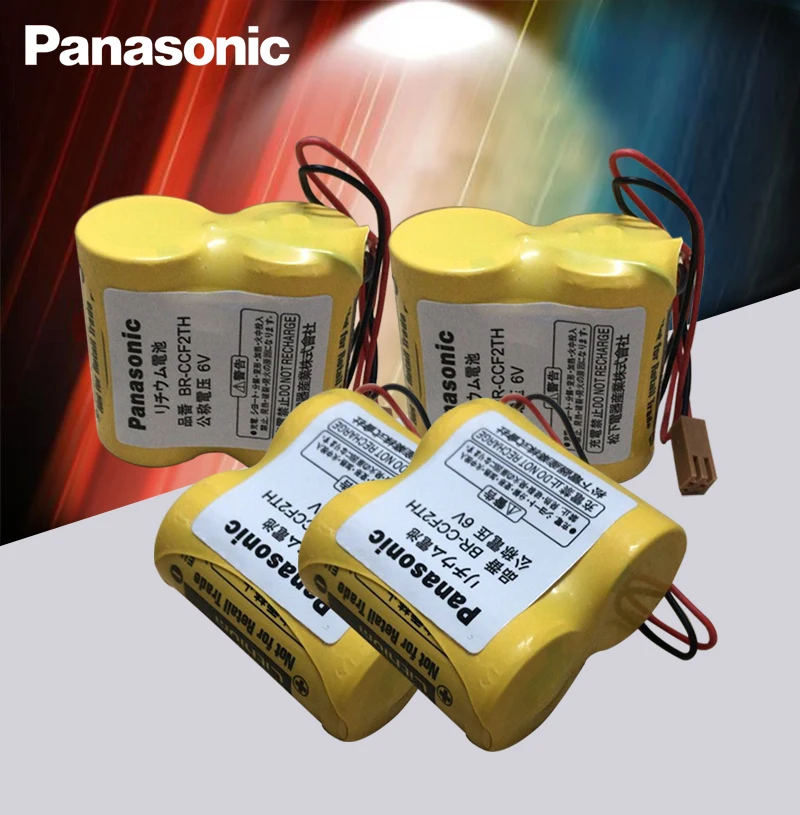 

Оригинальный аккумулятор Panasonic 4 шт./лот BR-CCF2TH с разъемом w/2P, литиевые батареи 6 в 5000 мА · ч PLC FANUC