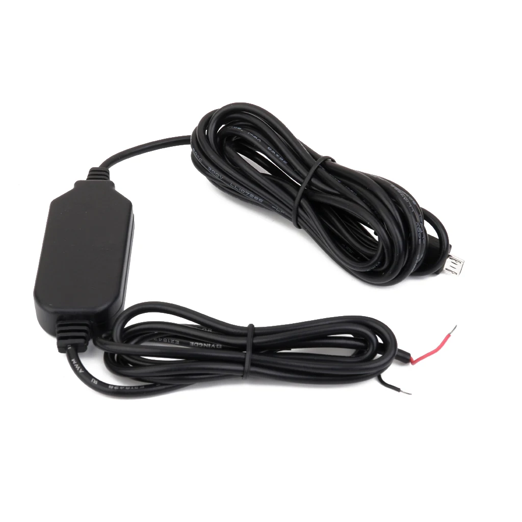 Преобразователь постоянного тока 12V power понижающий до 5V Micro USB кабель провод для автомобиля