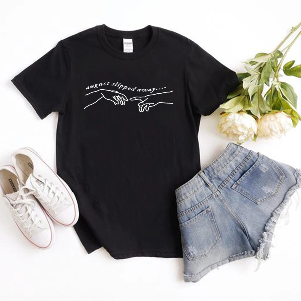 

August Slipped Away Shirt Taylor August Fall Shirt Folklore Evermore Inspired Shirt Fans Gift Women Graphic Aesthetic Clothes