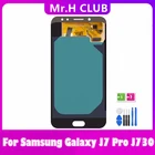 Super AMOLED OLED ЖК-дисплей для Samsung J7 Pro 2017 J730 SM-J730F J730FMDS J730FDS J730GM, ЖК-дисплей с сенсорным экраном в сборе, замена