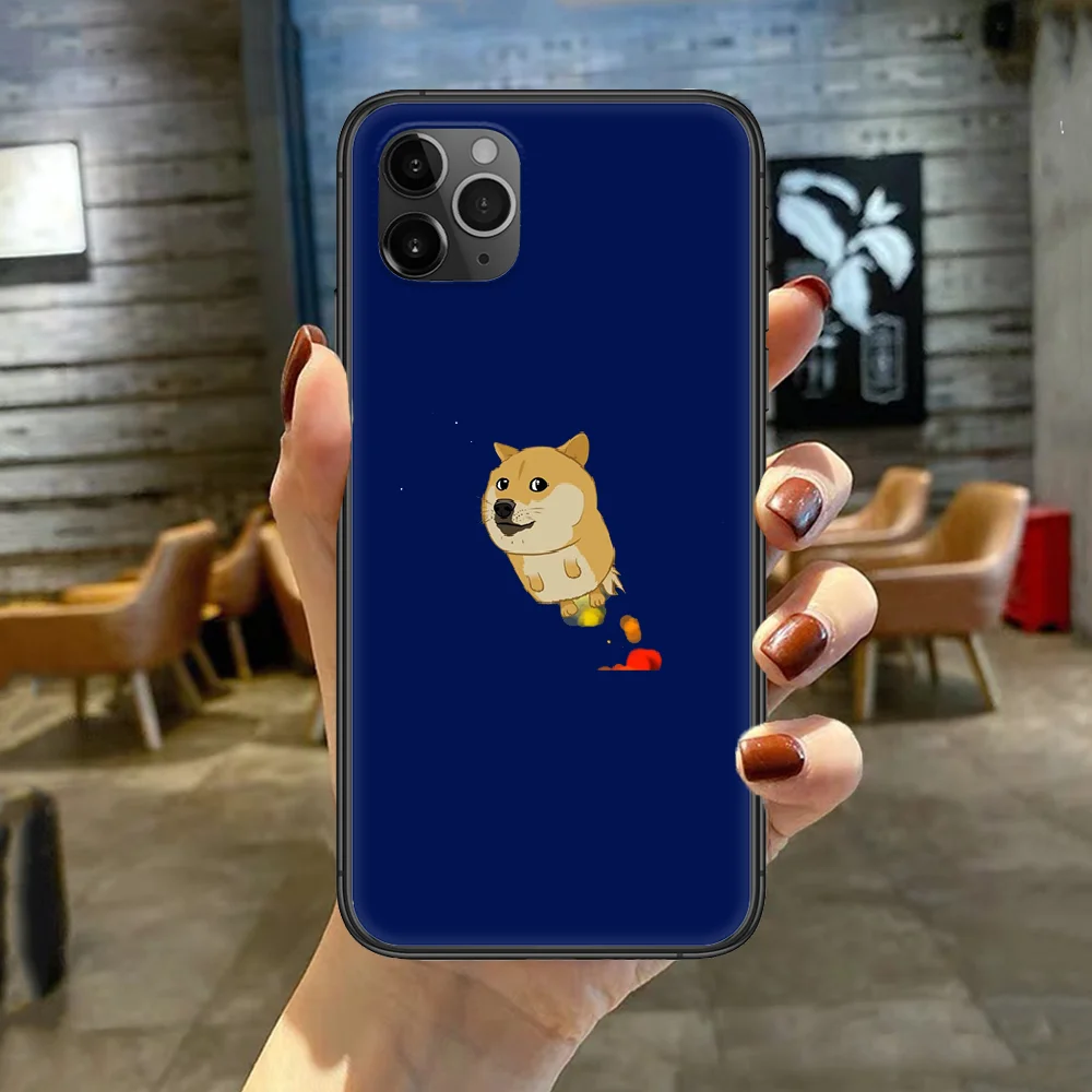 

Doge Meme Kabosu Cute funny Phone Case Cover For Iphone 5 5S 6 6S PLUS 7 8 11 12 Mini X XR XS PRO SE 2020 MAX black Cover