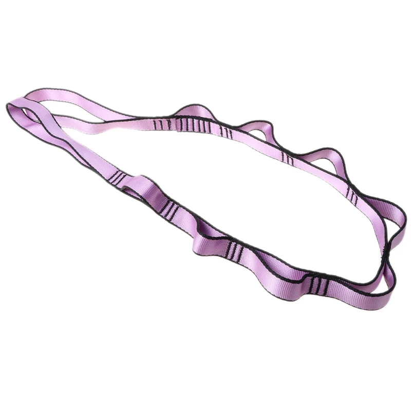 Нейлоновая веревка-Маргаритка для скалолазания, с петлями, для йоги, подвесной гамак