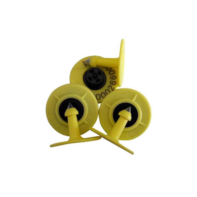 100x Rfid чип Pet Ear Tag крупного рогатого скота Id 134 2 khz овечья бирка ТПУ Медная головка