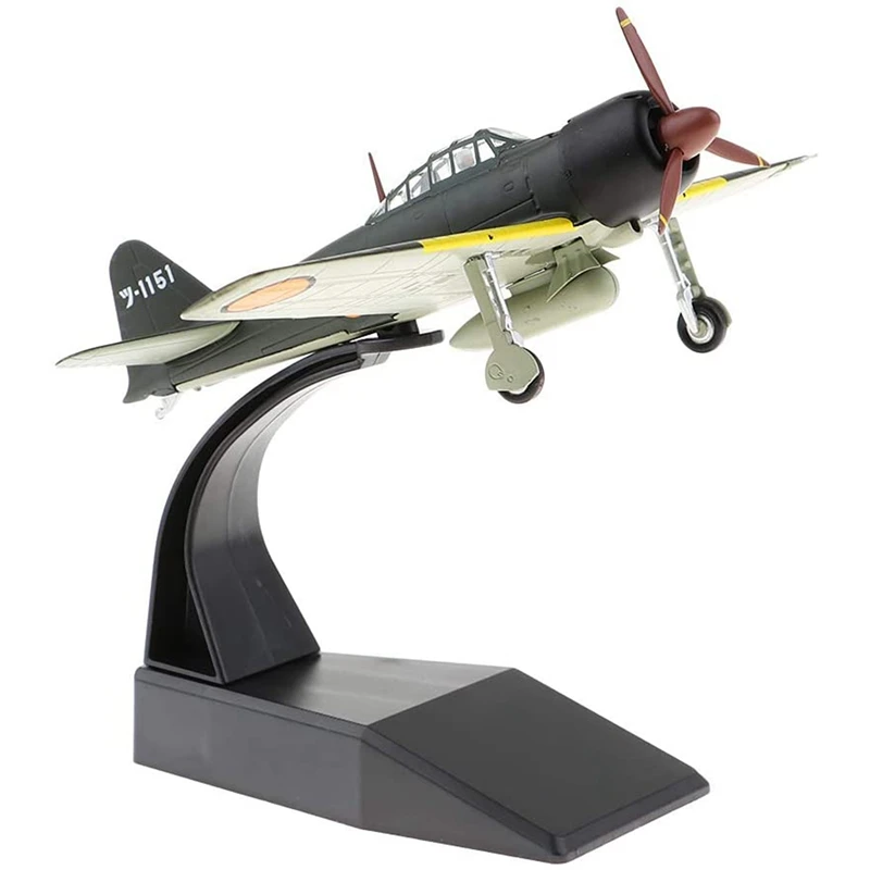 1:72 японский A6M3 Zero - 1940 Металлический Литой самолет включает в себя подставку из
