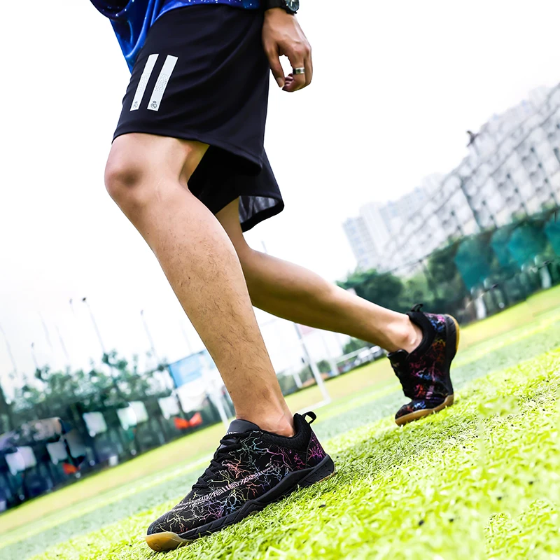 Badminton Shoes Men Professional Training Sport Shoes Breathable Light Sneakers Men Athletic Shoe Anti-Slippery Tennis Sneakers