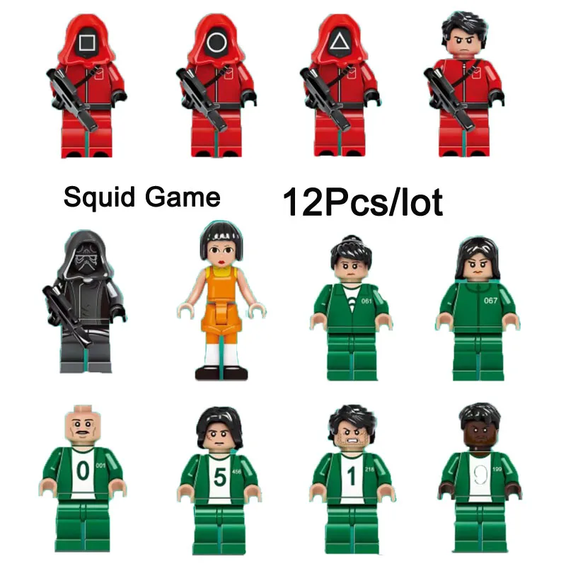 

Squid Game Figure Resin Doll Ornaments Hand-made Doll Collection Decoration Model Network Game Movie Tv Animation Derivativs Toy