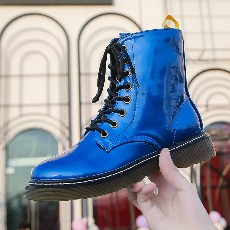 Женские ботинки martin ботильоны для женщин из искусственной кожи мотоботы женская