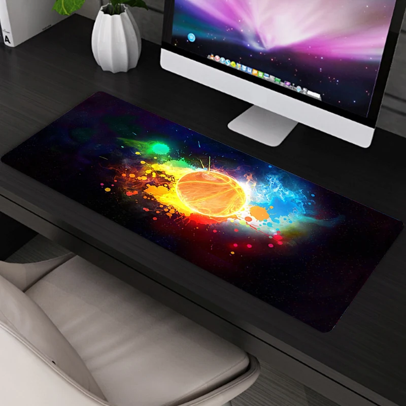 

Basketball Gamer Mouse Pad Durable Non-slip Keyboard Mouse Mat CS GO Overlock Edge Big Desk Gaming Mouse Pad for PC Computer