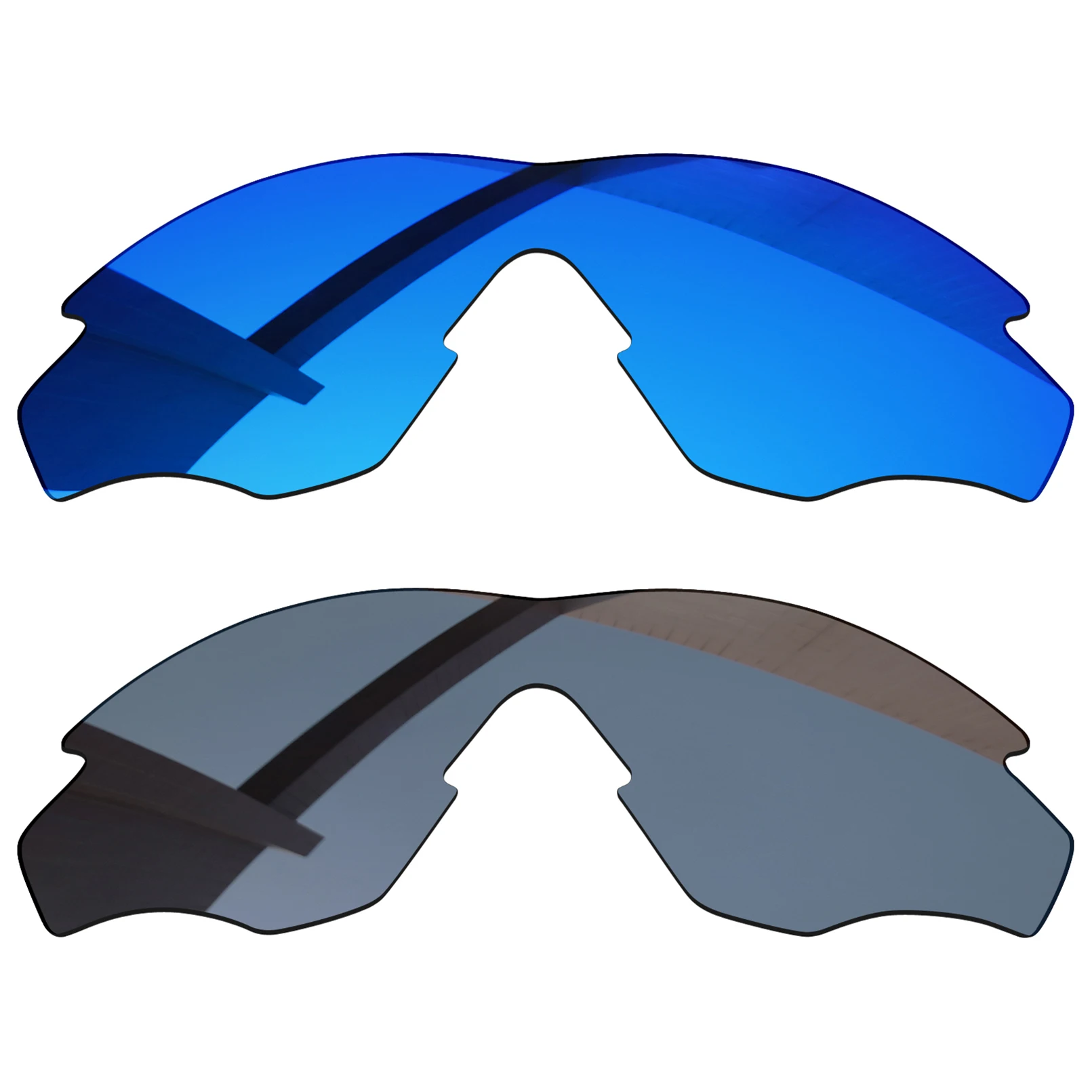 

Bsymbo 2 Pairs Winter Sky & Sliver Grey Polarized Replacement Lenses for-Oakley M2 Frame XL OO9343 Frame