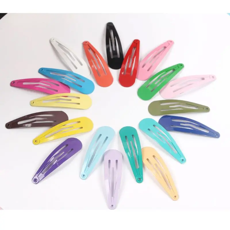 

84/150/100pcs Printing Colour Hair Clips for Little Girls BB Cute Hair Clips Snap Hair Clips Hair Accessories for Children Kids