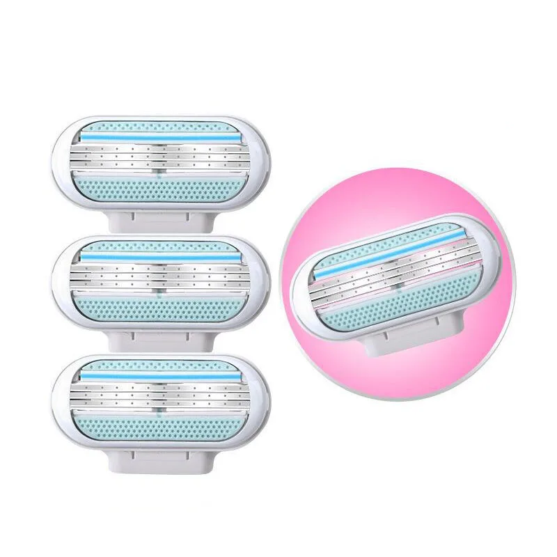 

4pcs/lot Blades for Shaving Venus Shaving Razor Blades for Women Gillette Razor Female Replaceable Blades body Razors Blade
