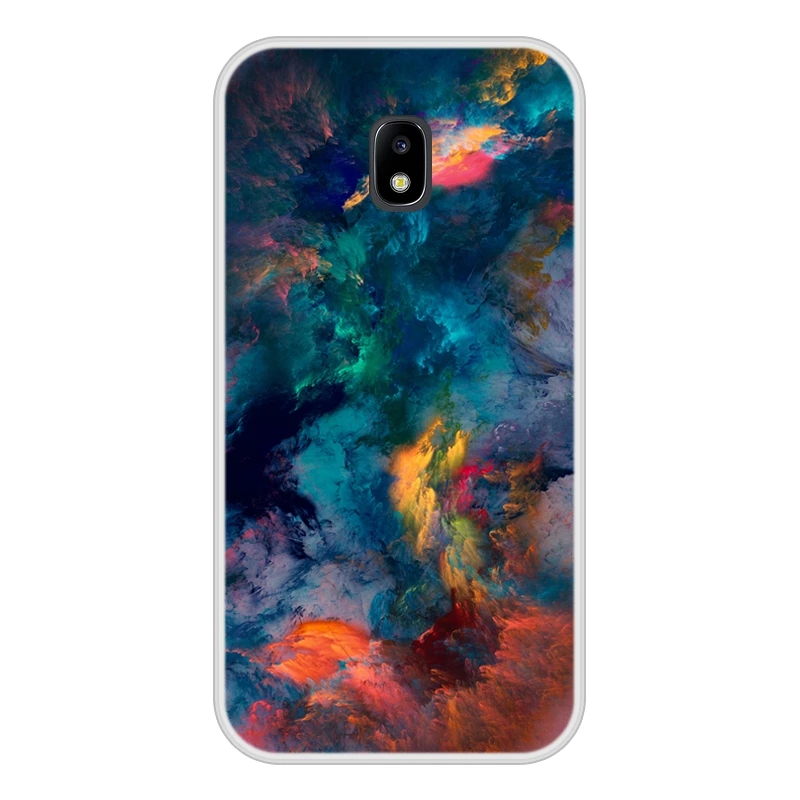 Чехол для Samsung Galaxy J3 2017 мягкий силиконовый чехол из ТПУ с милым рисунком в наличии