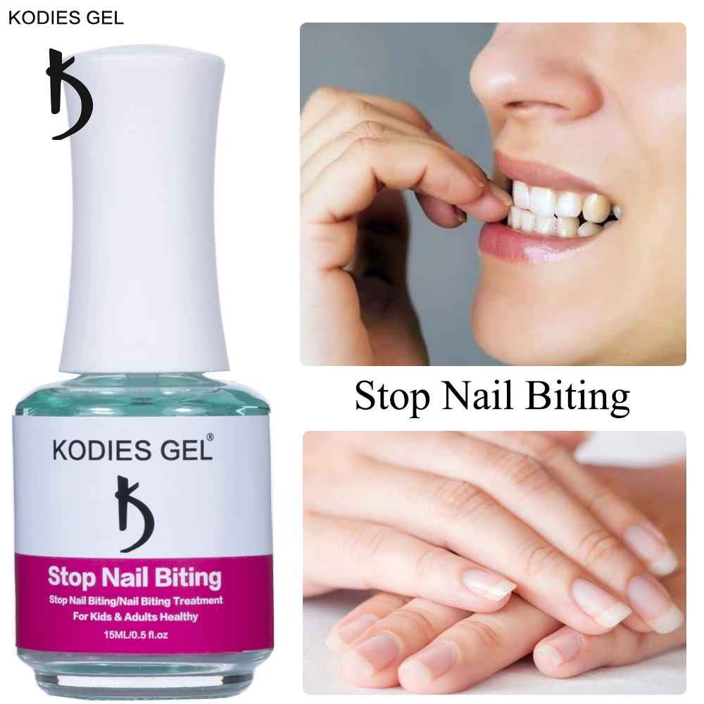 

KODIES GEL Stop Nail Biting Treatment 15ml Nail Polish Bitter Cuticle For Child Adult Non-Toxic Healthy Oil Stop Sucking Thumb