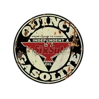 vintage quincy gasoline motor oil car moto stickers decals 027022