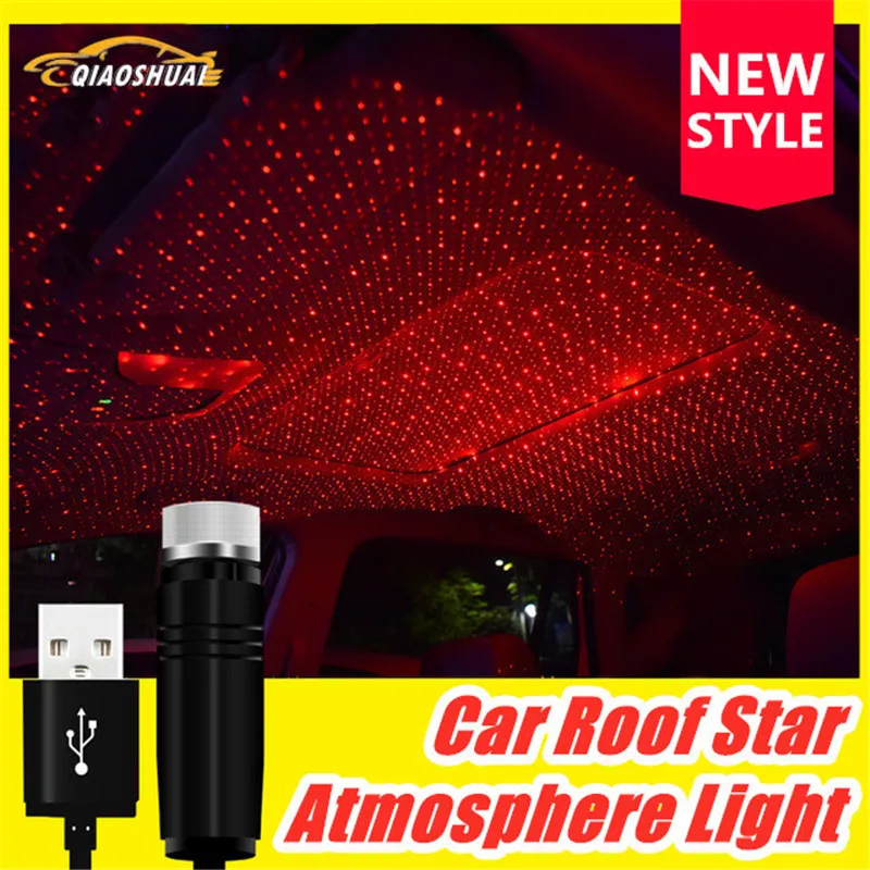 

Car roof star atmosphere light car welcome usb starry sky dome light laser projection decorative light car atmosphere