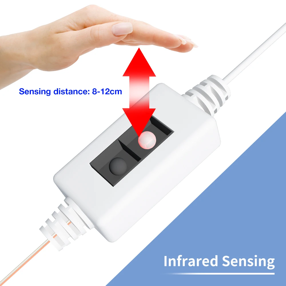 PIR Motion Sensor Wall Lamp LED Hand Sweep Smart Dimming Dressing Table Mirror USB 5V Led Makeup Vanity Light Bulb | Лампы и освещение