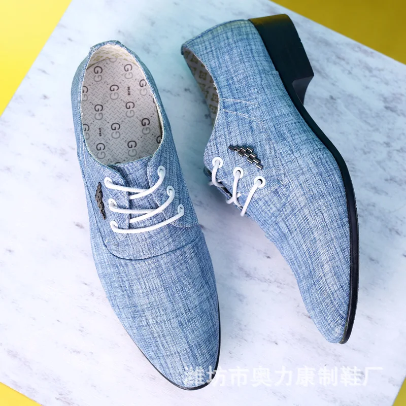 Мужская обувь сезон весна Новинка 2019 года парусиновая с шипами дышащая легкая и