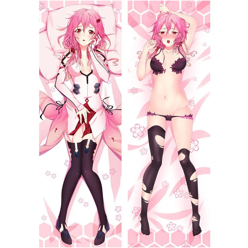 Новое поступление Аниме Guilty подушка "Корона" охватывает YUZURIHA INOR Dakimakura Чехол 3D