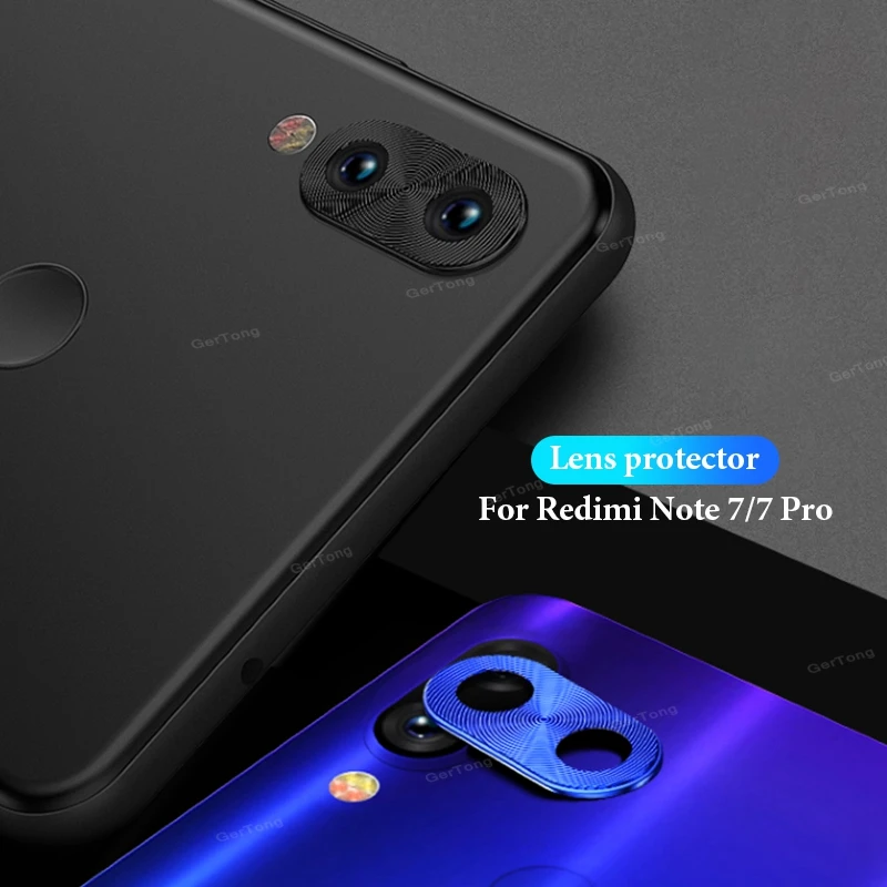 2 шт. алюминиевое защитное кольцо для объектива камеры Xiaomi Redmi Note 7 Pro Note7 |