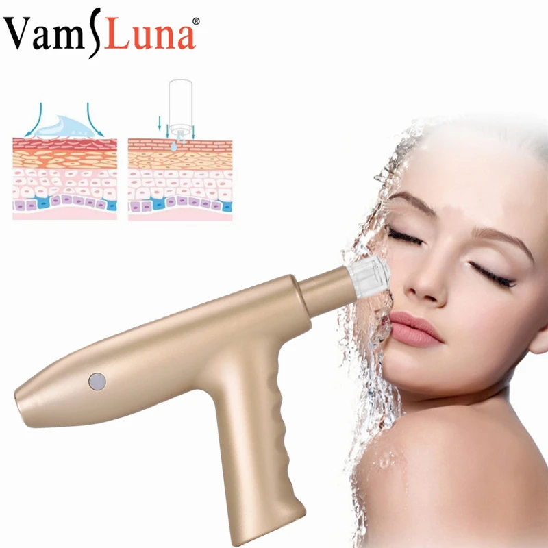 Инжектор для микро кристаллов инструмент увлажнения лица косметологии без игл