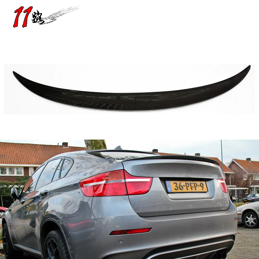 Спойлер для заднего багажника из углеродного волокна спойлер X6 E71 E72 X6M 2008-2014
